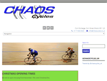 Tablet Screenshot of chaoscycles.co.uk